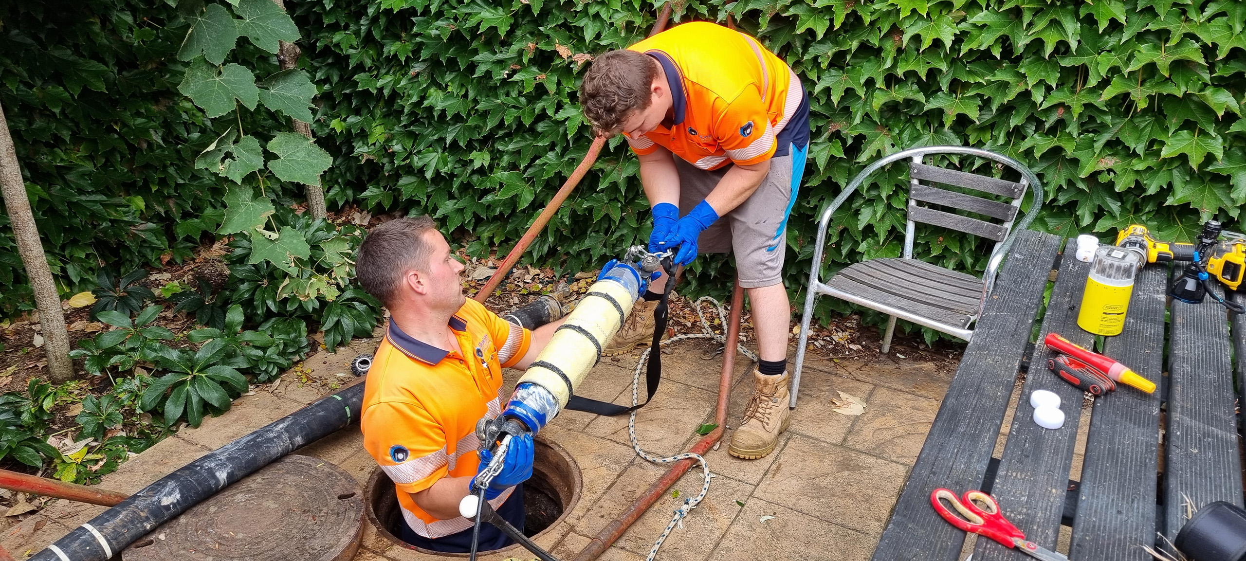 BlueLine Drains - Trenchless Patch Repairs